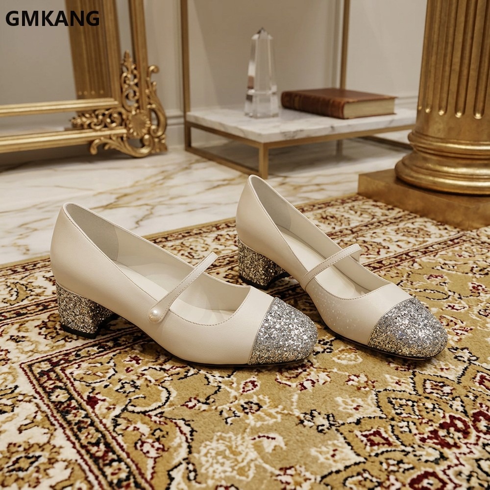 Leather Classic Strap - Scarpe Classiche Mary Jane con Plateau