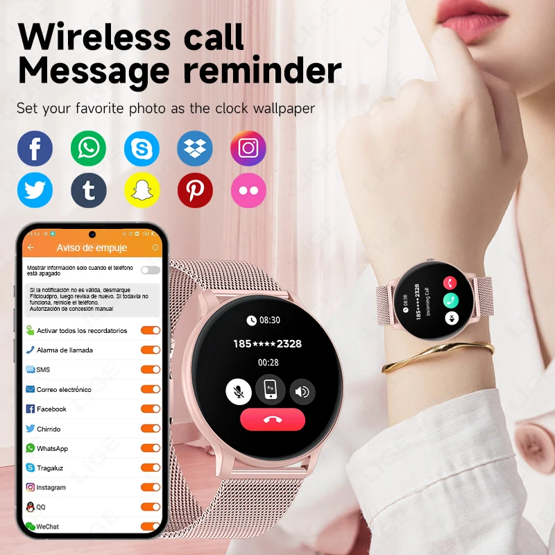 Smartwatch LIGE con Chiamata B - Smartwatch Custom recensione e prezzo
