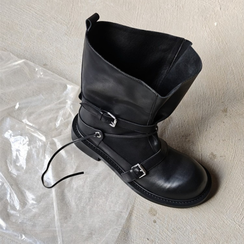 Stivali a metà polpaccio con f - Leather Classic Strap recensione e prezzo